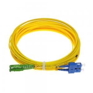China E2000-SC Duplex Fiber Optic Cable 5 Meters FTTH Single Mode Optical Fiber Cable supplier