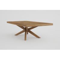 China Solid Oak Wood Scandinavian Dining Table Rectangular Dining Table Set on sale