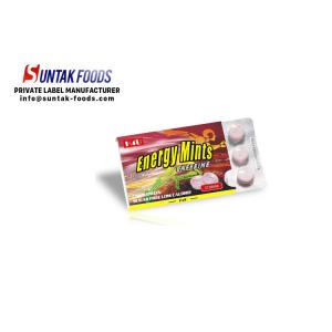 High Energy Mints Candy For Healthy Supplement , Sugar Free Mints Blister Pack