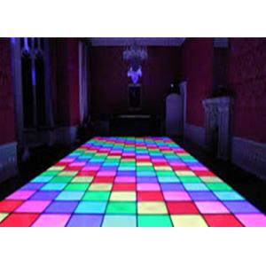 China SMD3538 sound active dj led disco dance floor , warm white beam led disco floor panels supplier