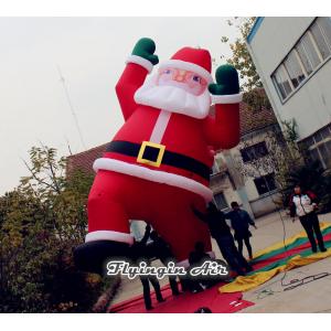 China 6m Height Oxford Cloth Decorative Christmas Inflatable Santa Claus for Decoration supplier