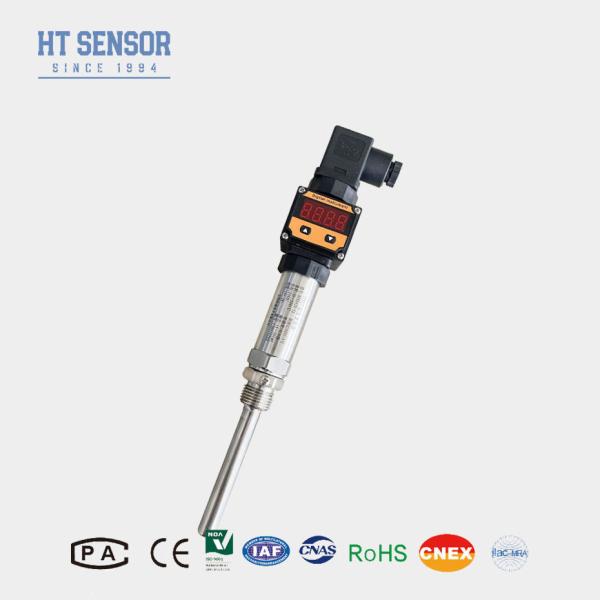 Stainless steel PT1000 temperature indicator transmitter with analog output and digital output
