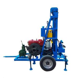 Electric Motor Diesel Water Well Drilling Rig Machine