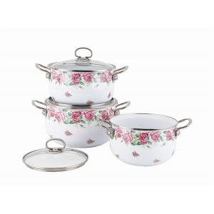 China Enamelled cookware set supplier