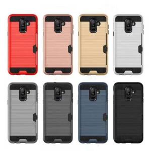 China Colorful Metal Brushed with Side Card Pocket Function  Protective Shell For IphoneXS IphoneXS MAX IphoneXR Iphone8 Plus supplier