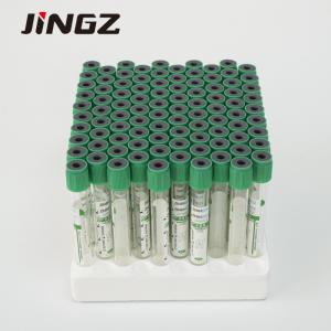 China Green Lithium Heparin Tube Blood Sampling Tube Vacuum Tube For Single Use supplier