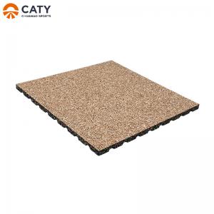 China Waterproof Sports Rubber Floor For Home Gym Anti Slip Practical supplier
