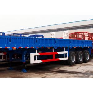 China TITAN tri axles 40 ft container transport semi trailer cargo trailer wall panels supplier