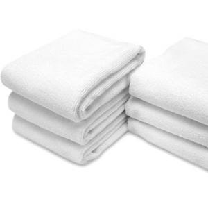 China White 360gsm 16''X27'' Microfiber Fitness Towel , Gym Workout Towels supplier