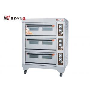 Gas Deck Oven Pizza Oven With Stone For Bakery Restaurant Bread Baking