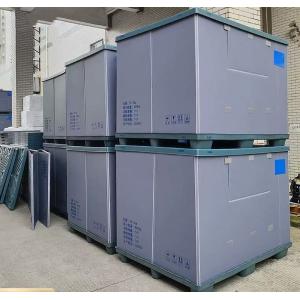 China Nestable Pallet Pack Container Rectangular Folding Pallet Box Impact Resistant wholesale