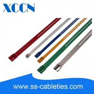 China Electrical Ladder Type Stainless Steel Cable Ties Straps Neutral Salt Spray Tested supplier