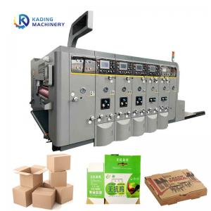 China Flexo Multi Colours Printing Box Machine For 5ply Corrugated Pizza Boxes supplier