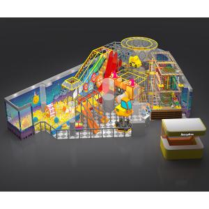 Indoor Playground Equipment For Business , 6m Soft Play Slide And Ball Pit