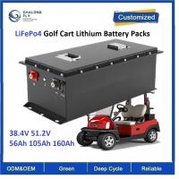 China CLF OEM ODM Rechargeable LiFePo4 Golf Cart Lithium Battery Packs 38.4V 56Ah 105Ah 160Ah Truck Forklift Bus 6000cycles on sale