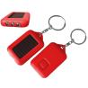 China Eco Friendly Solar Panel Keychain With White LED Light And Split Ring wholesale