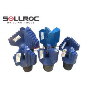 China Water Well Drilling Step Drag Drill Bits 3 Wings 4 Wings API REG Thread supplier