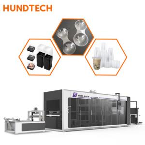 China BOPS Hips Pressure Thermoforming Machine Vacuum Mould Machine supplier