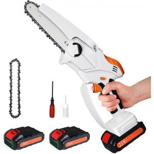 10 Inch Brushless Motor Cordless Portable Chain Saw Machine For Wood Cutting