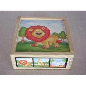 China Wholesale Best Animal Jigsaw Puzzle Rubber Childrens Wooden Building Blocks for Toddler supplier