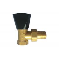 China Hard Seal Brass Needle Angle Valve Male x Female Thread For Hydraulic Industry on sale