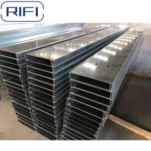 Rectangular Steel Aluminm Frp Electrical Cable Tray 1 Meter To 6 Meter For Cable Organization