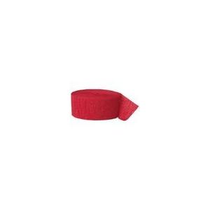 6 Colors Wedding Party Decorations , Red Crepe Paper Streamers 4.5 Cm Width