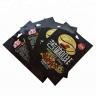 Low price bulk clear heat seal plastic standard sizes bag custom food pouch
