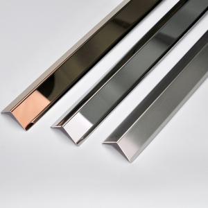 304 316Home Decor Stainless Steel Tile Trim For Bathroom Wall Decoration Trim Strips 304 Luxury Decorative Tile Profiles