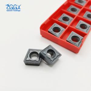 China Dark Grey CNC Turning Cemented Carbide Insert CCMT120404 For Lathe Turning Tools wholesale