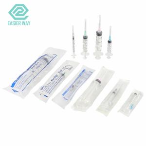 Sterilized Three Parts Two Parts Disposable Injection Syringes With Needles