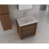 China Elegant Oak MDF Bathroom Furniture With Side Cabinet 800 x 25 x 700mm wholesale