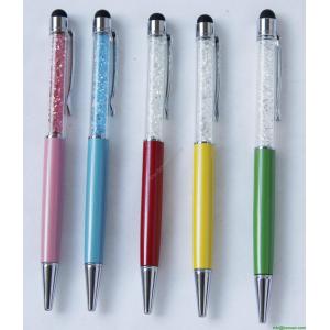 China low price crastal metal pen from zhejiang factory,crystal metal gift pen supplier
