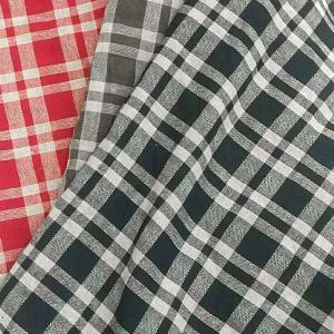 54 Inch Yarn Dyed Cotton Check Shirt Fabric Shirt Linen Fabric Sustainable