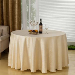 China Jacquard Pattern Wedding Linen Tablecloths / Table Sashes And Chair Covers supplier