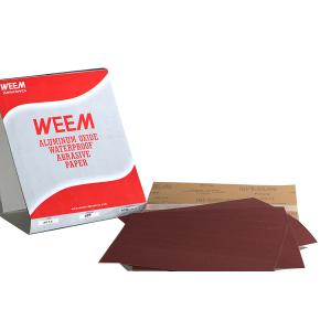 China Aluminum Oxide P320 Grit Sandpaper Sheets With Waterproof Kraft Paper supplier