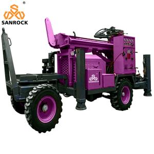 China 200mm Deep Water Well Drilling Rig Portable Trailer Mounted Water Well Drilling Machine supplier