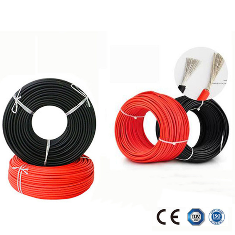 China Cabo solar da C.C. do padrão 16mm2 PV1-F do certificado EN50618 do TUV para o sistema solar do picovolt supplier
