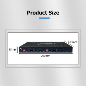 China 8K60 Multi-Screen Expander Video Wall Controller with 16KV Super Anti-Static Protection for Multi-Channel 4K60 Projection Systems and Industrial-Grade Performance wholesale