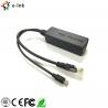 10/100/1000M Power Over Ethernet Injector 5V 2A PoE Splitter With Micro USB Port