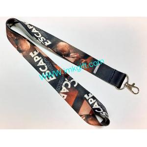 Sublimation lanyard .Heat-transfer print . full logo print ,   Imprinted Polyester lanyard  in 3/4" and 1"