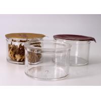 China Round Clear Small Plastic Containers Capacity 30 Gram / Protein Powder Packaging on sale