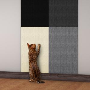 China Alfombrilla autoadhesiva extraíble para rascar gatos, 40x200cm, para protección del sofá wholesale