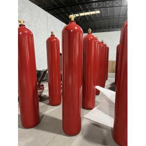 Carbon Dioxide Fire Suppression System CO2 Cylinders In Telecommunication Room