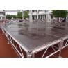 China Anti Skip Aluminum Stage Platform 50*3 Millimeter Main Tube Easy Assemble wholesale