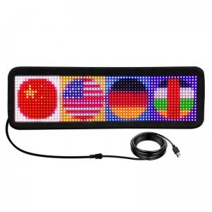 China 16*64/16*96/32*64/32*96 LED Car Message Display for Programmable Scrolling Animation supplier
