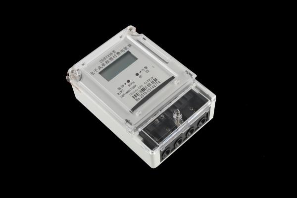 Compteur électrique monophasé / triphasé RS485, compteur d'énergie électronique de haute précision