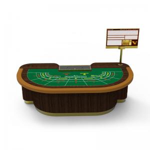 Solid Wood Baccarat Poker Table Handcrafted Professional Exquisite Design