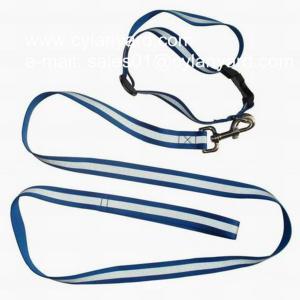 Dye sublimation polyester lanyard dog collar and dog leash set,