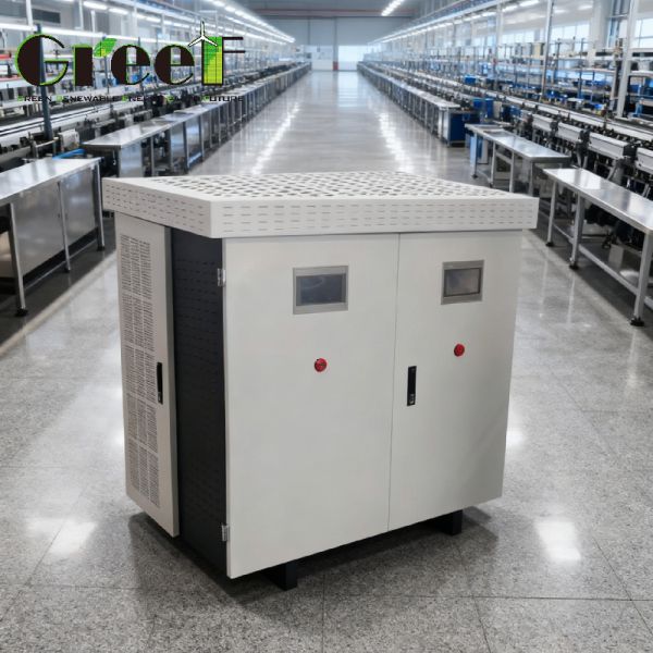 On Grid Controller with 240-550V AC Voltage Range, 95% Maximum Efficiency, and LCD SMART Touch Screen for Power Supply Solutions